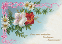 Fleurs anciennes pour un anniversaire &eacute;l&eacute;gant
